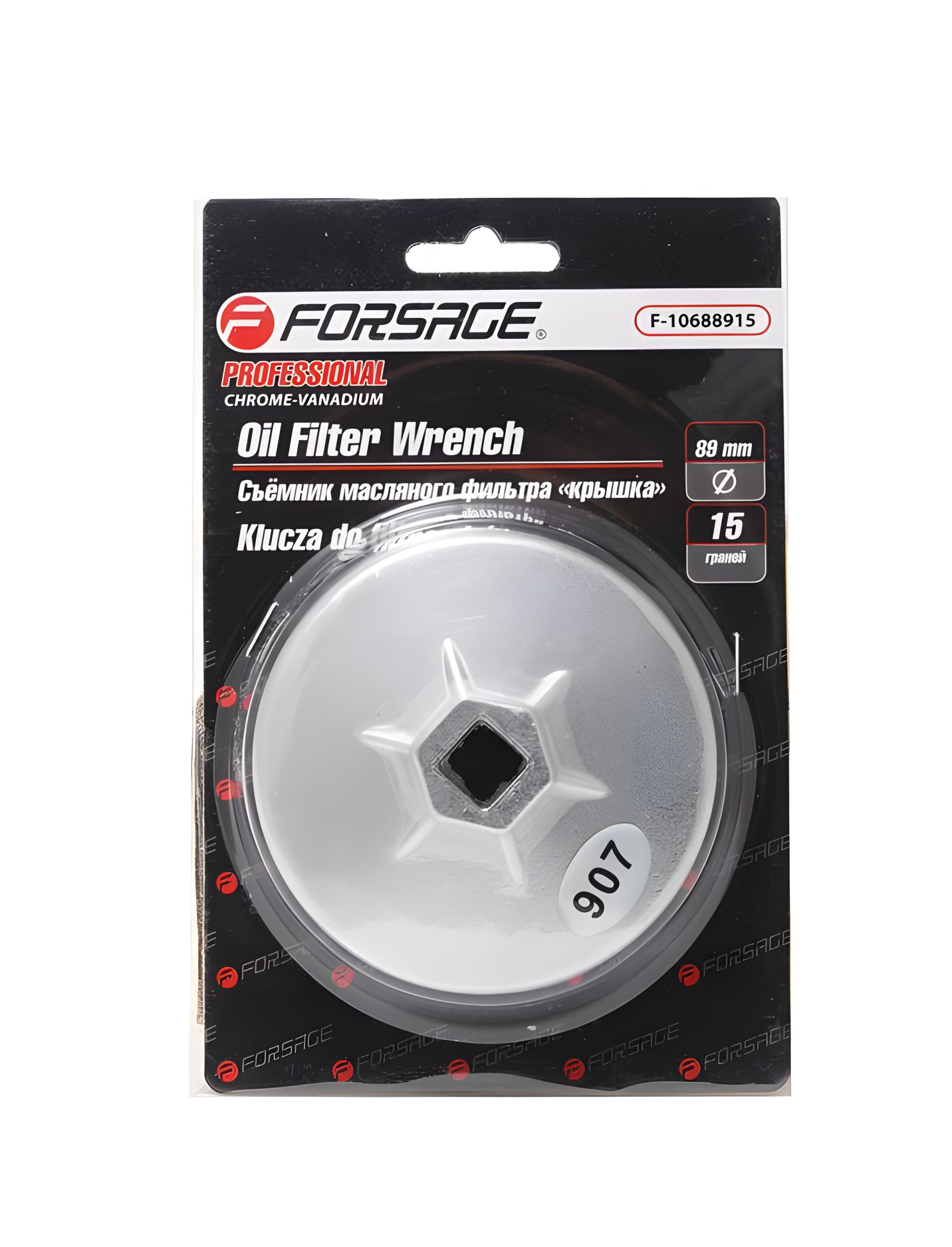 74мм/8гр маслофильтр крышка-съемник, блистер FORSAGE F-10687408