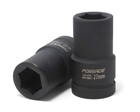 Головка ударна глибока 46мм (6гр.) 1" Forsage ROCKFORCE F-48510046 Головка ударна глибока 46мм (6гр.) 1" Forsage ROCKFORCE F-48510046