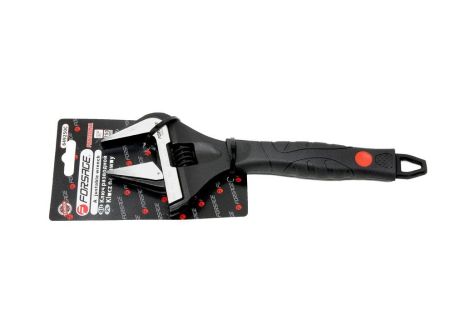 Ключ розвідний з гумовою рукояткою 8"-200мм (захоплення 0-35мм, кована сталь), на блістері Forsage ROCKFORCE F-649200C Ключ розвідний з гумовою рукояткою 8"-200мм (захоплення 0-35мм, кована сталь), на блістері Forsage ROCKFORCE F-649200C