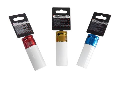 Головка глибока для литих дисків, захисний кожух 21мм, 1/2", пластиковий тримач FORSAGE F-4458521C