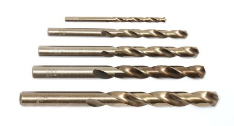 Сверло по металлу 2.4мм HSS+Co(10шт), в пластиковом футляре Forsage ROCKFORCE F-DSP332