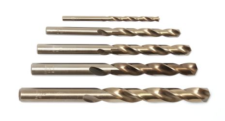 Сверло по металлу 2.4мм HSS+Co(10шт), в пластиковом футляре Forsage ROCKFORCE F-DSP332