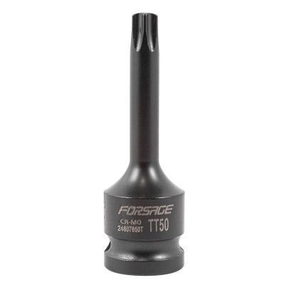 Головка-бита TORX ударная TH55 с отверстием, 1/2" FORSAGE F-24607855T