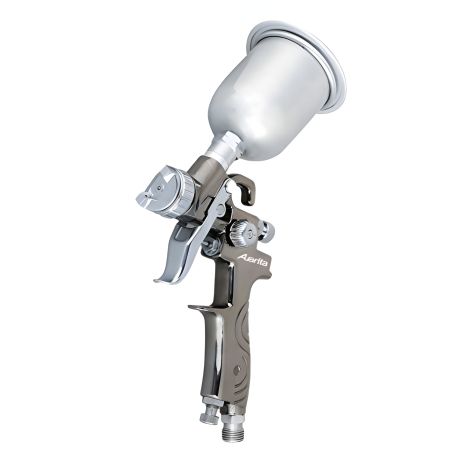 Пневматичний краскопульт AUARITA K-350-1.0 (тип LVMP, діаметр форсунки - 1 мм, 250 мл)