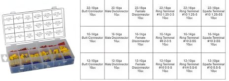 Обтискні конектори для автомобільної електропроводки, 180 предметів FORSAGE F-795