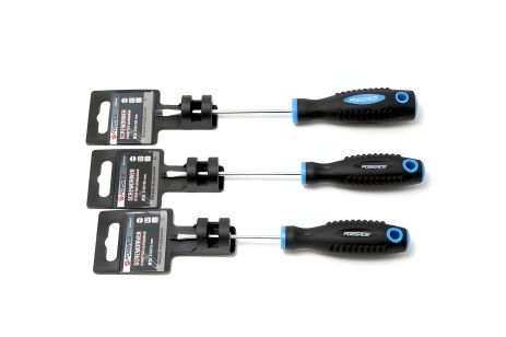 Магнітна шліцева викрутка "Profi" SL4.0х100мм з пластиковим утримувачем FORSAGE F-70340100 Магнітна шліцева викрутка "Profi" SL4.0х100мм з пластиковим утримувачем FORSAGE F-70340100