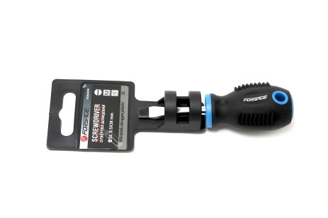 Магнітна шліцева викрутка "Profi" S2 SL6.5х38мм, FORSAGE F-70365038