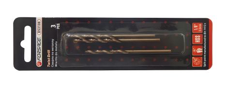 Свердло по металу 3.9мм HSS+Co(3шт) FORSAGE F-DS3532