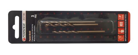 Свердло по металу 3.9мм HSS+Co(3шт) FORSAGE F-DS3532