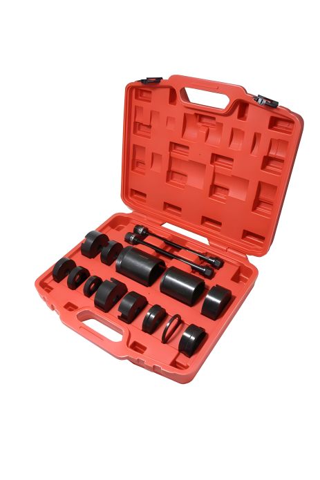 Набір інструментів для заміни сайлентблоків BENZ, BMW 17 предметів (W220,211,203 E31,32,34,38,39,53,60,65,66), в кейсі FORSAGE F-927T1B, зручний та надійний