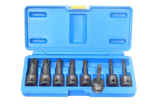 Набір TORX ударних біт в кейсі (8 предметів: 1/2", T30, Т40, Т45, Т50, Т55, Т60, Т70, 80) FORSAGE F-4088MPB Набір TORX ударних біт в кейсі (8 предметів: 1/2", T30, Т40, Т45, Т50, Т55, Т60, Т70, 80) FORSAGE F-4088MPB
