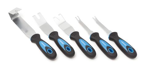 Набор инструментов для демонтажа молдингов и обшивки салона, 5 предметов, в блистере Forsage ROCKFORCE F-905M6