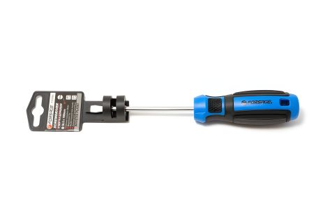 Магнитная шлицевая отвертка SL5х38мм с пластиковым держателем FORSAGE F-7130385