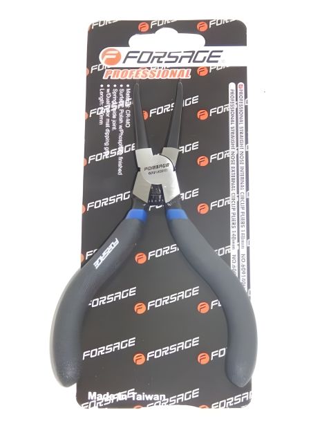 Съемник стопорных колец прямой на сжим (L-140мм), FORSAGE F-609140HS в блистере Съемник стопорных колец прямой на сжим (L-140мм), FORSAGE F-609140HS в блистере