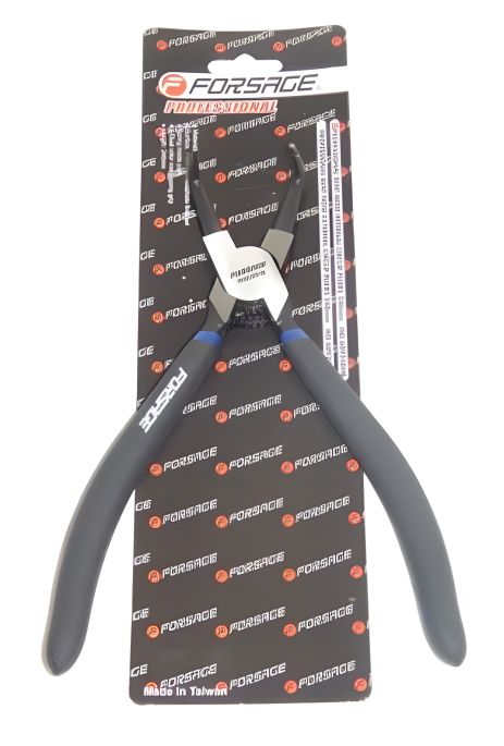 Съемник гнутый на сжим стопорных колец 90°, L-180мм, блистер FORSAGE F-609180HB