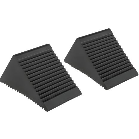 Противідкатний черевик гумовий (130мм довжина, 80мм ширина, 65мм висота), к-т 2шт FORSAGE F-TRF3301