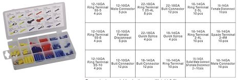 160 предметов для обжимных коннекторов автомобильной электропроводки FORSAGE F-794