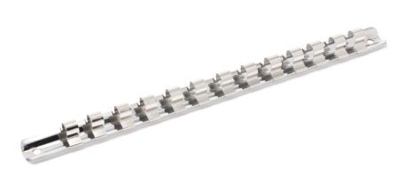Планка-держатель для 13 головок 3/8" (L-280мм) Forsage ROCKFORCE F-819313
