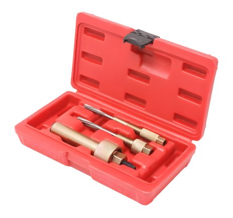 Набір чищення гнізд свічок розжарювання, 3 предмети (М10х1.0, М12х1.25), в кейсі F-903G16( ) FORSAGE F-04A6016