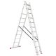 Лестница алюминиевая 3‑секционная универсальная раскладная, 3×11 ступ., 7,33 м, 150 кг INTERTOOL LT-0311 Лестница алюминиевая 3‑секционная универсальная раскладная, 3×11 ступ., 7,33 м, 150 кг INTERTOOL LT-0311