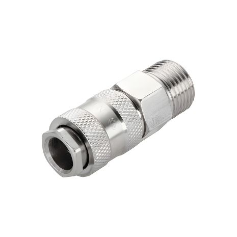 Соединение быстроразъемное с наружной резьбой 1/2" INTERTOOL PT-1806 Соединение быстроразъемное с наружной резьбой 1/2" INTERTOOL PT-1806