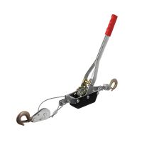 Лебідка важільна, тягове зусилля 2 т, трос 1,50 м × 4,5 мм, робоча довжина троса 0,75 м INTERTOOL GT1442
