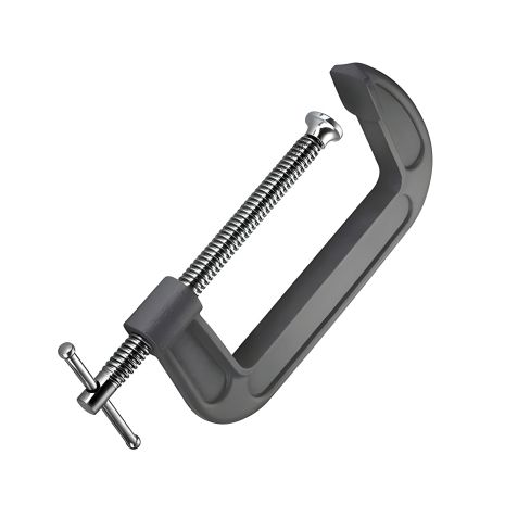 Г-образная Струбцина, 5 дюймов, 125 мм INTERTOOL HT-6017