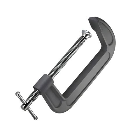 Г-образная Струбцина, 5 дюймов, 125 мм INTERTOOL HT-6017 Г-образная Струбцина, 5 дюймов, 125 мм INTERTOOL HT-6017