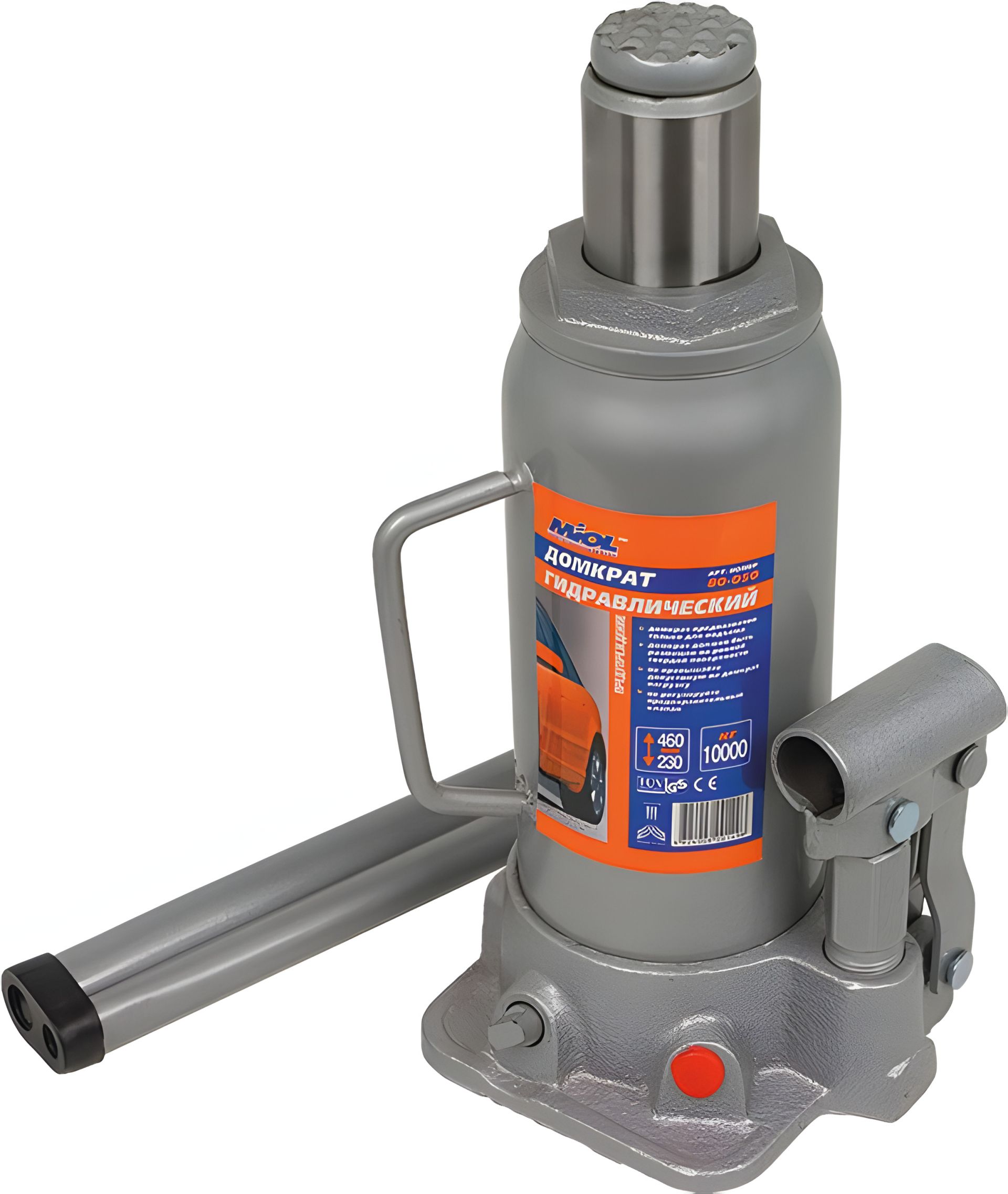 Домкрат гідравлічний телескопічний 12 т MIOL 80-060 Домкрат гідравлічний телескопічний 12 т MIOL 80-060