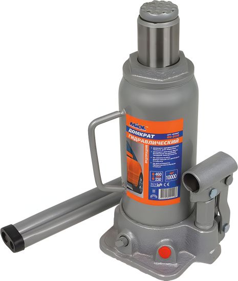 Телескопический гидравлический домкрат 2 т MIOL 80-010 Телескопический гидравлический домкрат 2 т MIOL 80-010