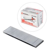 PT-8338 Скоба для степлера 38×5,7(5,8) мм, 18GA, 1,25×1,0 мм, 5000 шт/упак INTERTOOL PT-8338 Скоба для степлера 38×5,7(5,8) мм, 18GA, 1,25×1,0 мм, 5000 шт/упак INTERTOOL
