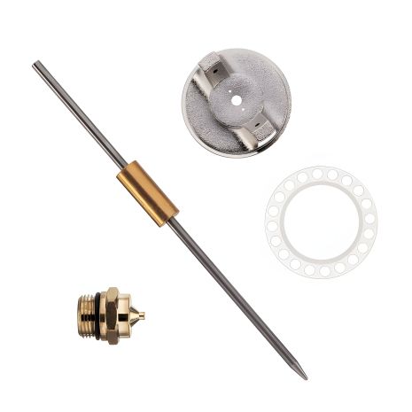 Комплект форсунки 1,3 мм для краскопультов HP PT-0204, PT-0205, PT-0210, PT-0211 (форсунка, воздушная головка, игла) INTERTOOL PT-2003