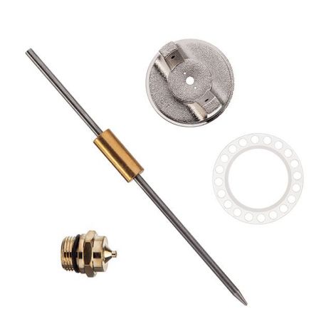 Комплект форсунки 1,5 мм для краскопультов HP PT-0204, PT-0205, PT-0210, PT-0211 (форсунка, воздушная головка, игла) INTERTOOL PT-2004