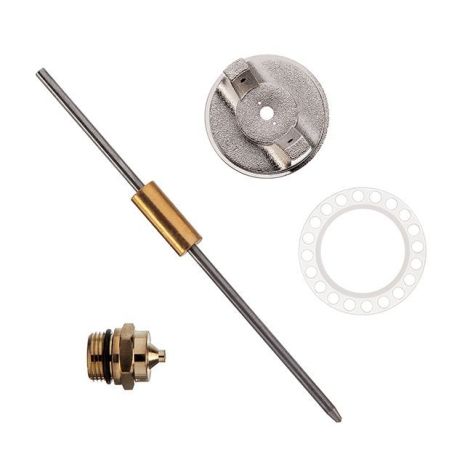Комплект форсунки 2,2 мм для краскопультов HP PT-0204, PT-0205, PT-0210, PT-0211 (форсунка, воздушная головка, игла) INTERTOOL PT-2007