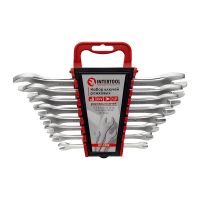 Набор рожковых ключей, 8 шт., 6-22 мм, Cr-V INTERTOOL HT-1002