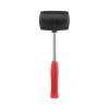 Гумова киянка 900 г, 80 мм, чорна гума, металева ручка INTERTOOL HT-0233 Гумова киянка 900 г, 80 мм, чорна гума, металева ручка INTERTOOL HT-0233