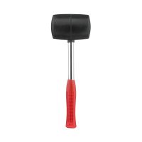 1030 г киянка гумова, 70 мм, чорна гума, металева ручка INTERTOOL HT-0233