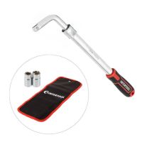Ключ балонний телескопічний 1/2", 17-19, 21-23 мм, STORM, Cr-V, чохол INTERTOOL HT-1601