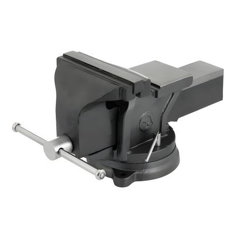 Поворотные слесарные тиски 200 мм, усиленные, 25,3 кг INTERTOOL HT-0084