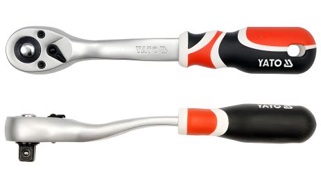 Тріскачка 72 зубця 1/2" 255 мм Yato YT-0732 - для професійних задач