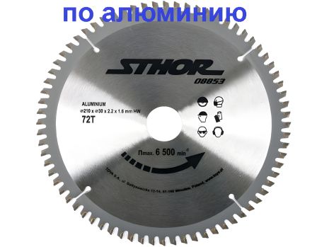 Пильный диск для алюминия 210x30x72 зуба Vorel 08853