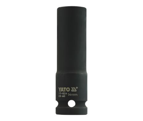 Головка торцева шестигранна подовжена 1/2" 14 мм Yato YT-1034