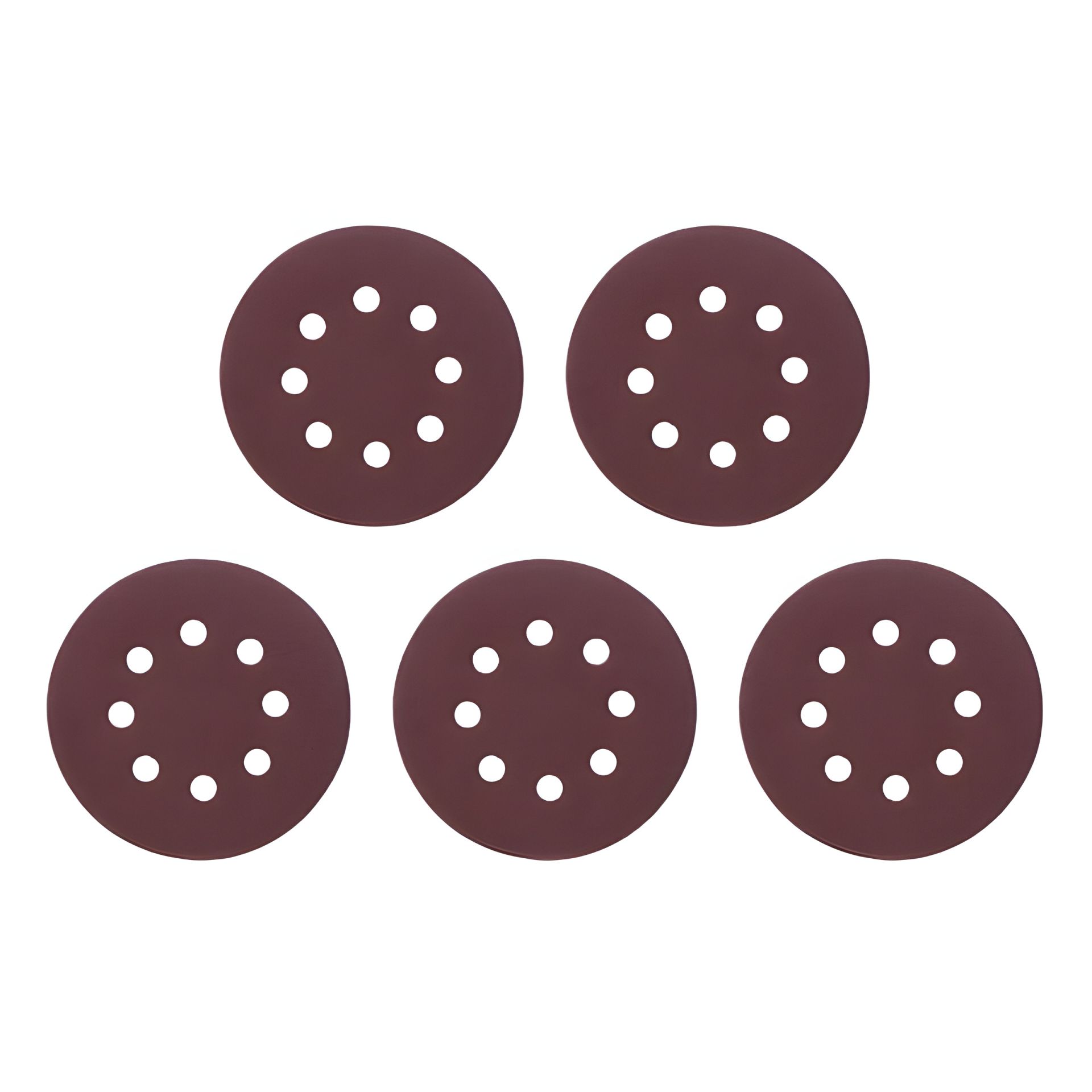 Наждачный круг на липучке с отверстиями 125 мм, К80, INTERTOOL BT-0585 (5 шт) Наждачный круг на липучке с отверстиями 125 мм, К80, INTERTOOL BT-0585 (5 шт)