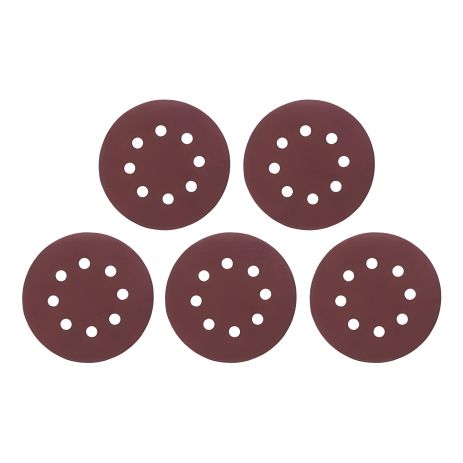 Круг наждачный 125 мм, бумага класс С, плотность 140 г/м², К100, 5 ед. INTERTOOL BT-0586 Круг наждачный 125 мм, бумага класс С, плотность 140 г/м², К100, 5 ед. INTERTOOL BT-0586