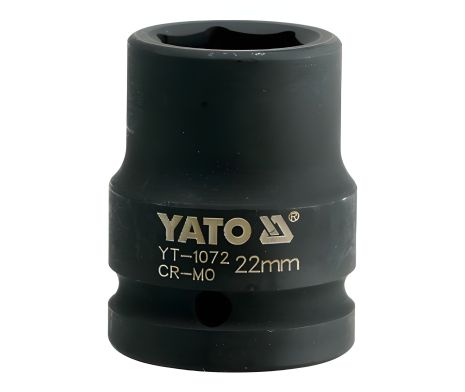 Торцева ударна головка шестигранна 3/4" 22 мм Yato YT-1072 Торцева ударна головка шестигранна 3/4" 22 мм Yato YT-1072