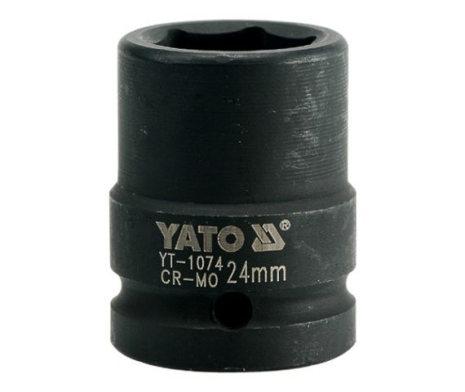 Головка торцевая ударная шестигранная 3/4" 24 мм Yato YT-1074 Головка торцевая ударная шестигранная 3/4" 24 мм Yato YT-1074