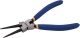 Щипці стопорних кілець для зняття (прямі/стиск) 160 мм MIOL 43-030