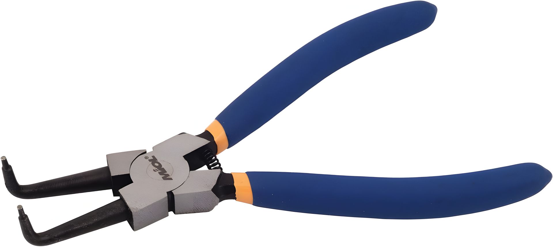 Вигнуті щипці для зняття стопорних кілець (стиск) 180 мм MIOL 43-045 Вигнуті щипці для зняття стопорних кілець (стиск) 180 мм MIOL 43-045