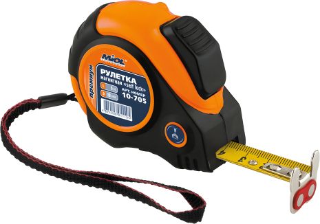 Рулетка MIOL 10-705, 5 м Рулетка MIOL 10-705, 5 м
