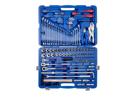 Универсальный набор инструментов 143 предмета 1/4"+1/2" KING TONY SC9543MR